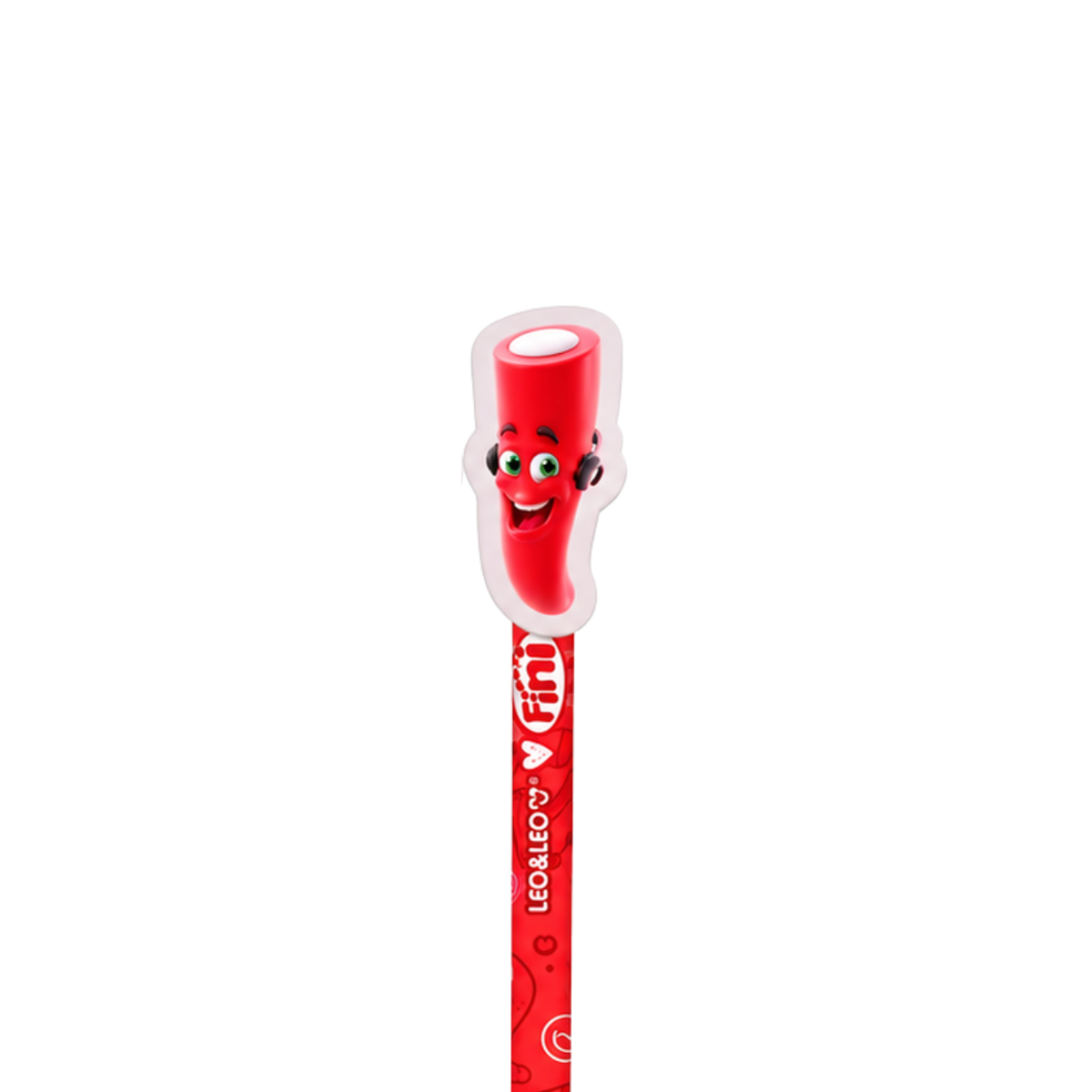 Lápis de Escrever Fini Tubetes Leo&Leo com Borracha