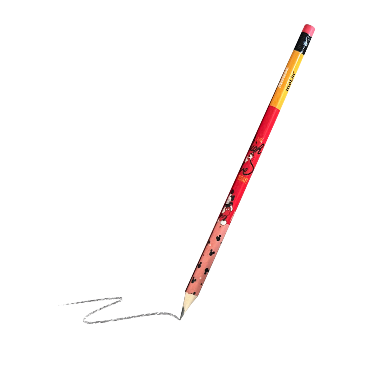 Lápis de Escrever Mickey Mouse Molin com Borracha