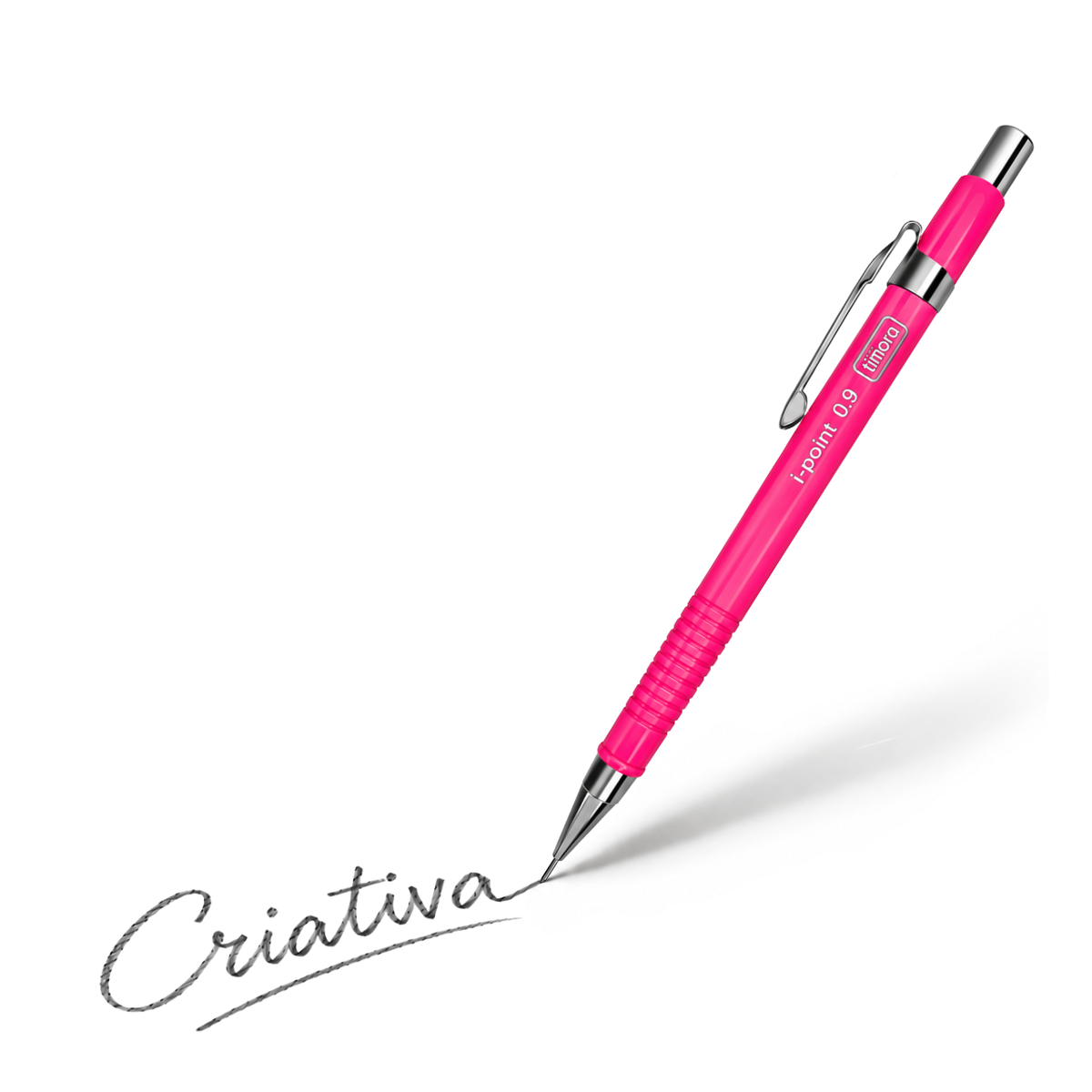 Lapiseira 0.9mm I-Point Neon Rosa Tilibra