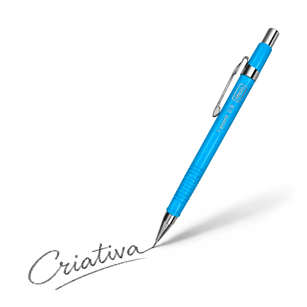 Lapiseira 0.9mm I-Point Neon Azul Tilibra