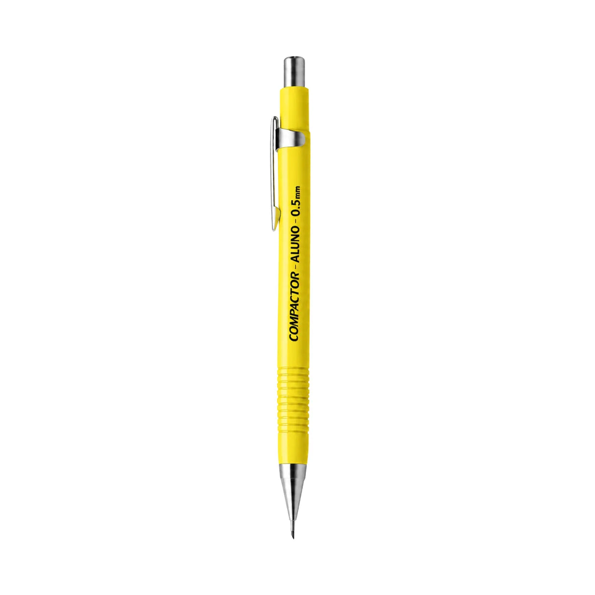 Lapiseira 0.5mm Compactor Aluno Amarela com Borracha