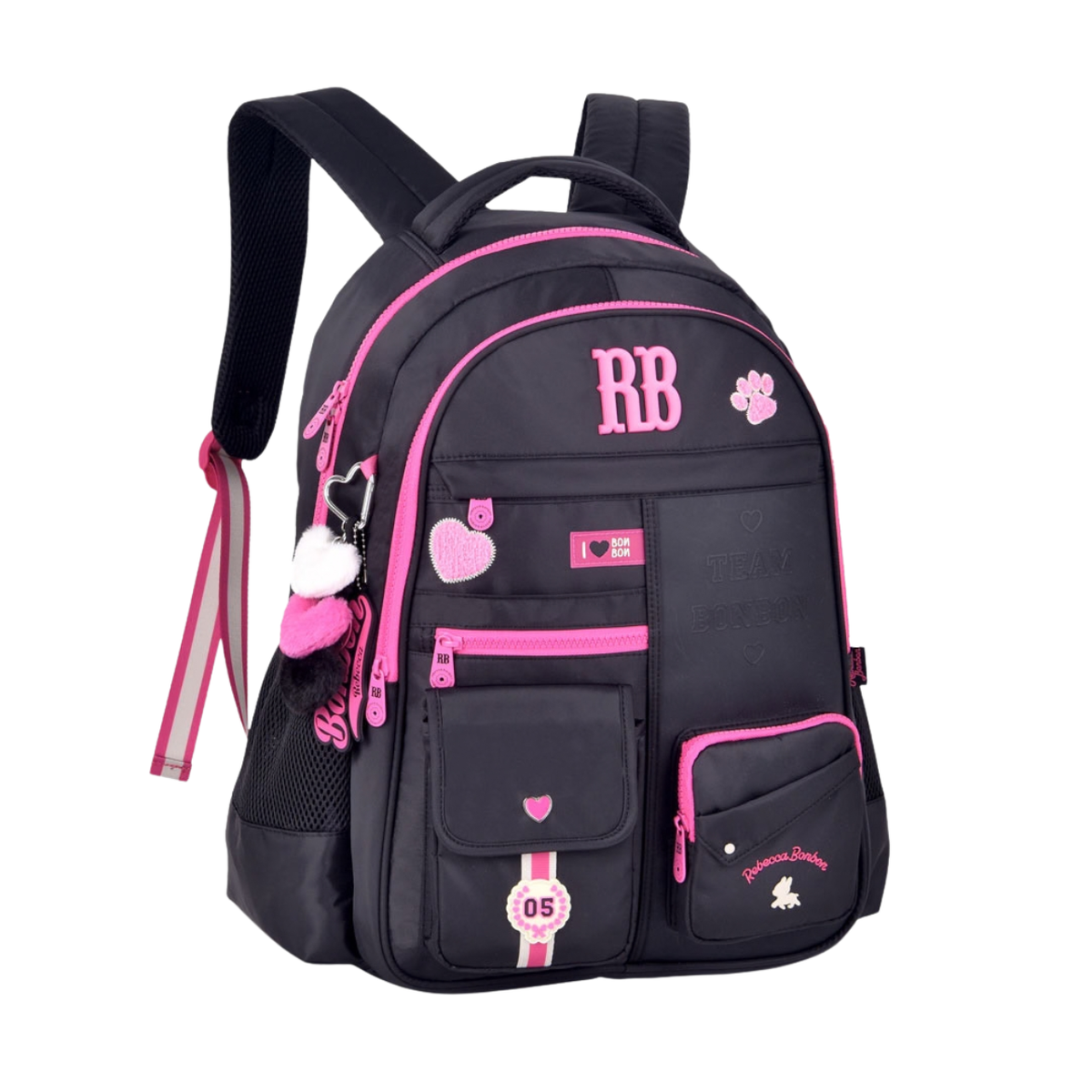 Mochila de Costas Rebecca Bonbon Preta