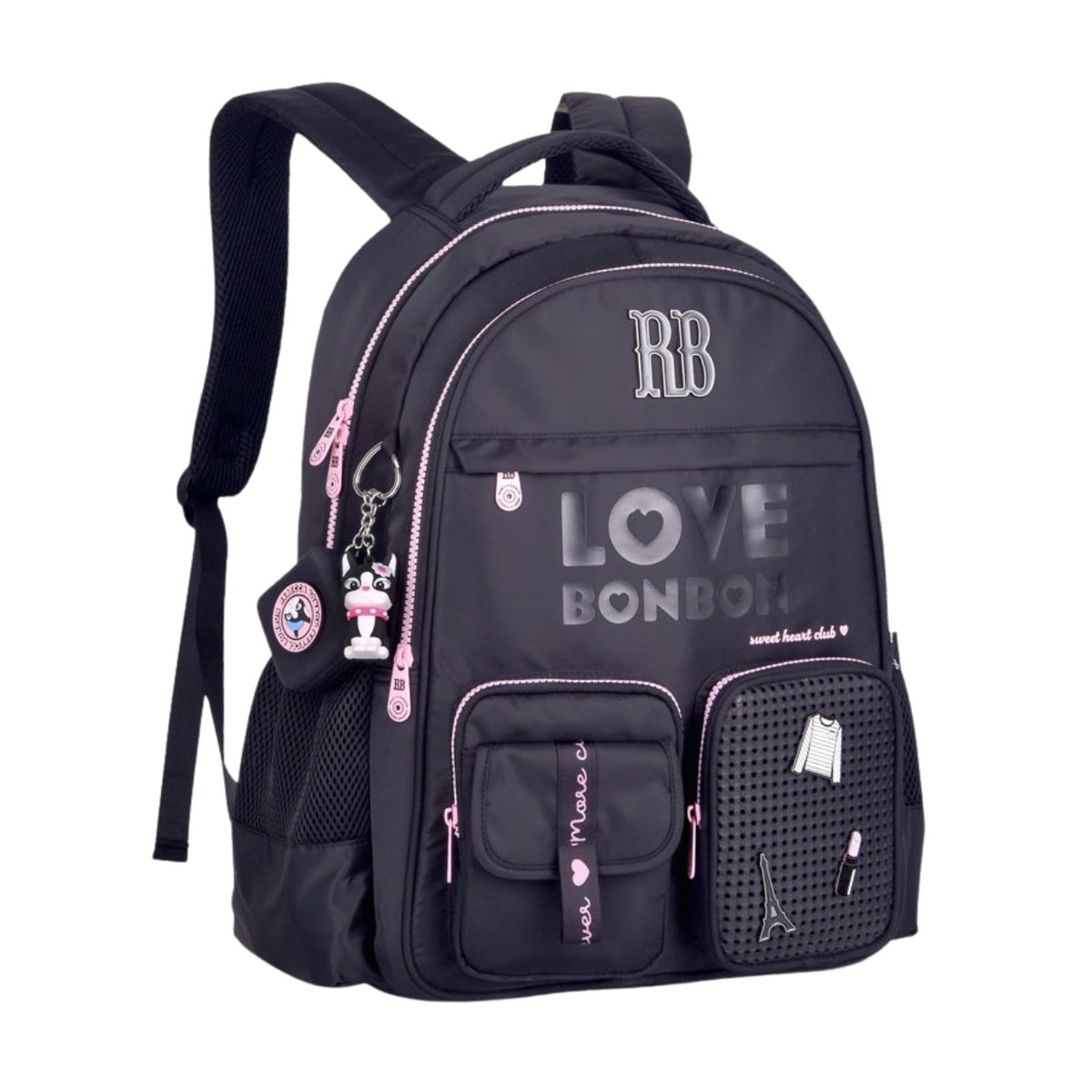 Mochila de Costas Rebecca Bonbon Preta