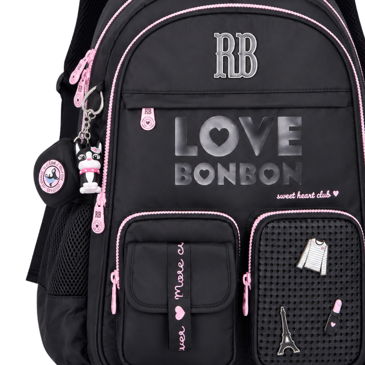 Mochila de Costas Rebecca Bonbon Preta