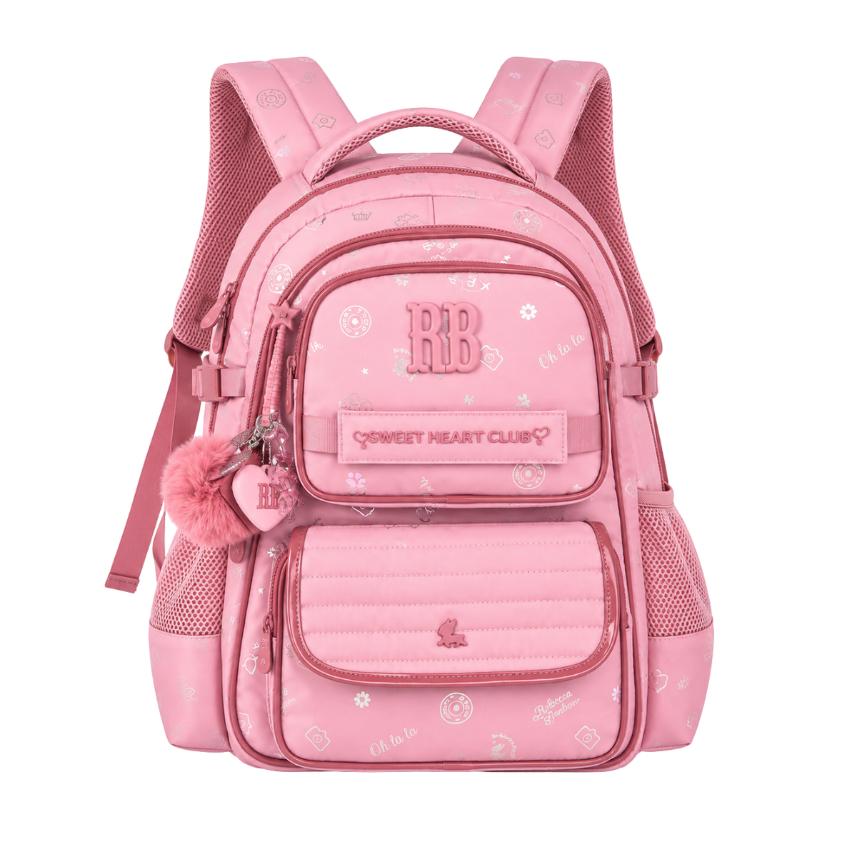 Mochila de Costas Rebecca Bonbon Rosa