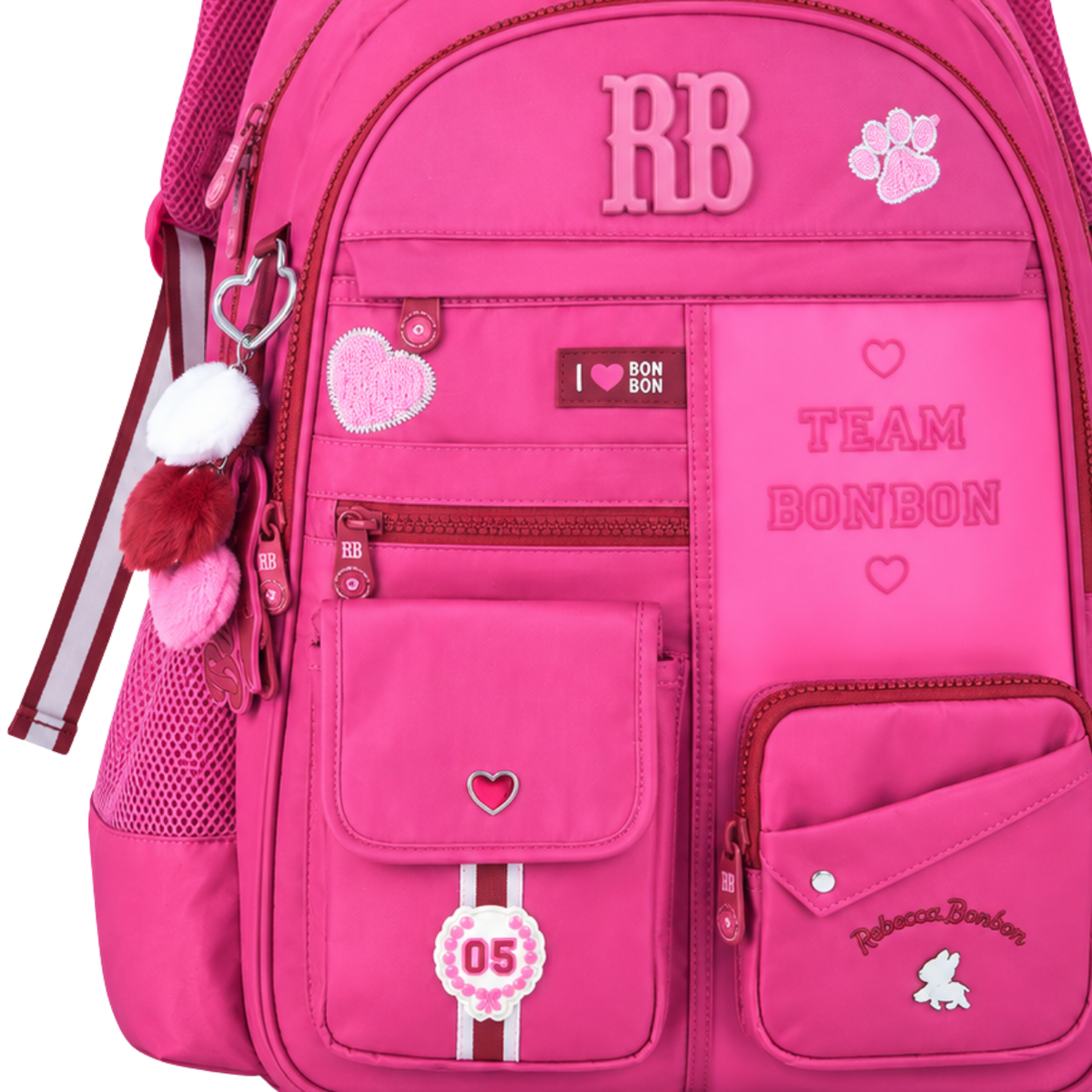 Mochila de Costas Rebecca Bonbon Rosa