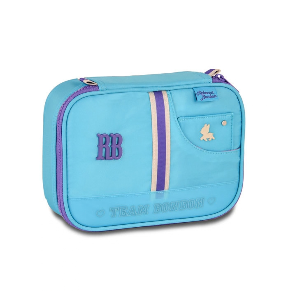 Kit Mochila de Rodas Rebecca Bonbon Lancheira e Estojo Box