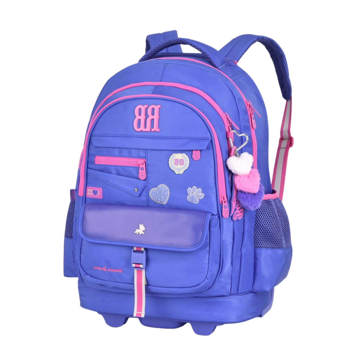 Kit Mochila de Rodas Rebecca Bonbon Lancheira e Estojo Box