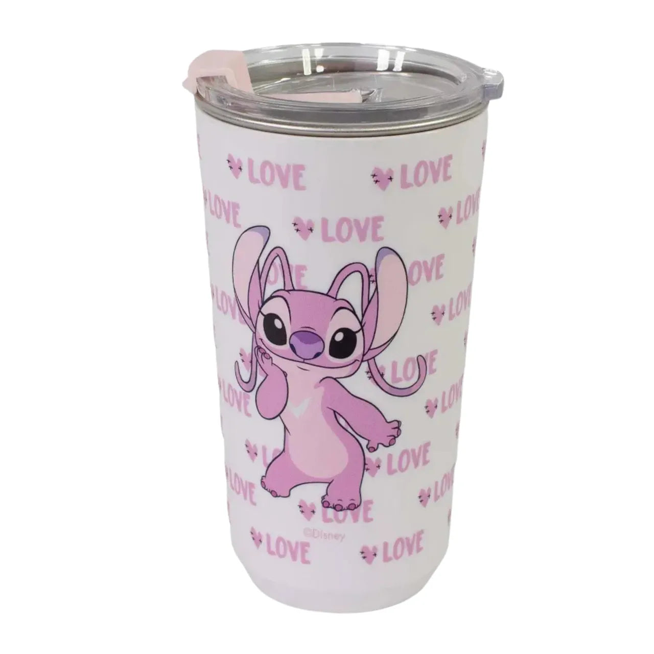 Copo Térmico Inox Sky 500ml Zona Criativa Stitch e Angel