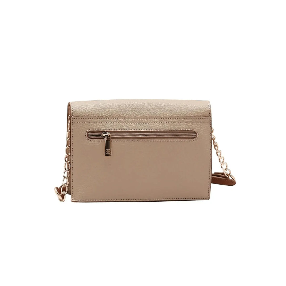 Bolsa Feminina Chenson Nude Tiracolo Alça Corrente