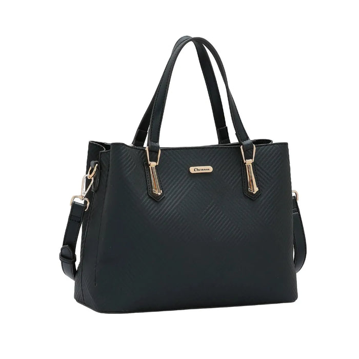 Bolsa Feminina Chenson Preta Mão Transversal