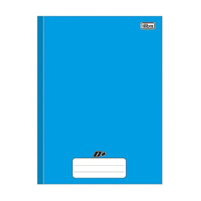 Caderno Brochura Azul 96 Folhas Capa Dura 200x275