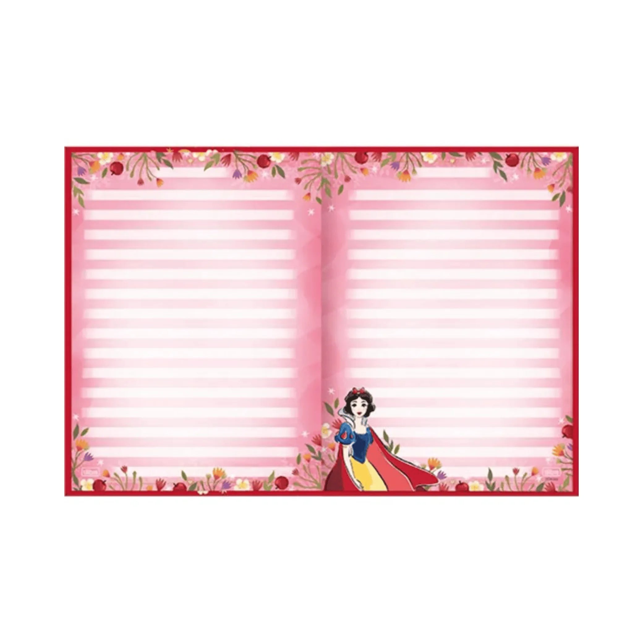 Caderno Colegial Brochura 80 Folhas Tilibra Branca de Neve Rosa