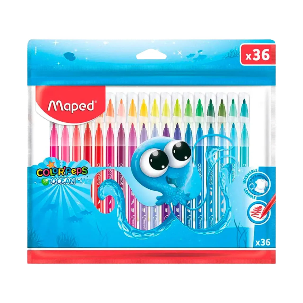 Caneta Hidrográfica 36 Cores Maped ColorPeps Ocean