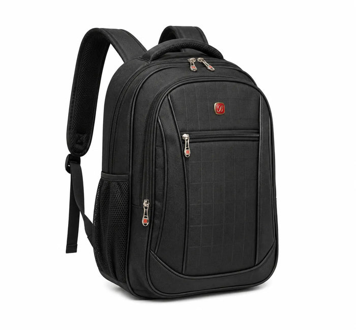 Mochila de Costas Preta Bloonfield com Bolsos Frontais