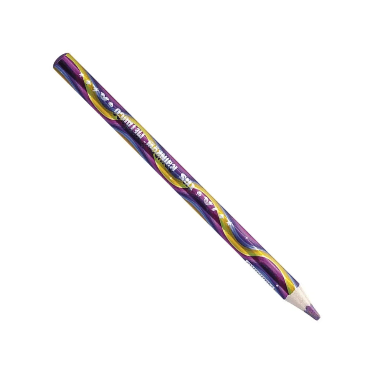 Lápis de Cor Jumbo Rainbow Metálico Tris Madeira 5,5mm