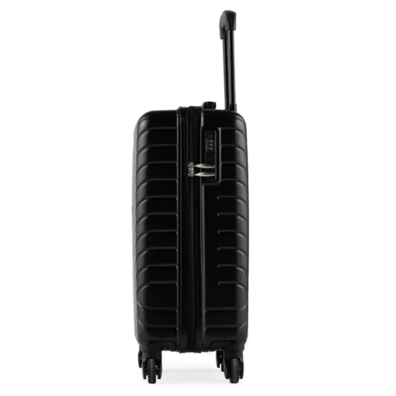 Mala de Bordo Detroit Bagaggio 10kg Preta Rodas 360°