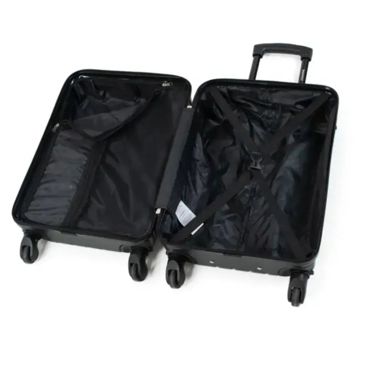 Mala de Bordo Detroit Bagaggio 10kg Preta Rodas 360°