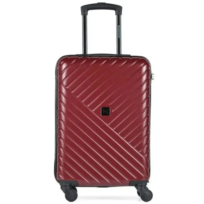 Mala de Bordo Detroit Bagaggio 10kg Vermelha Rodas 360°