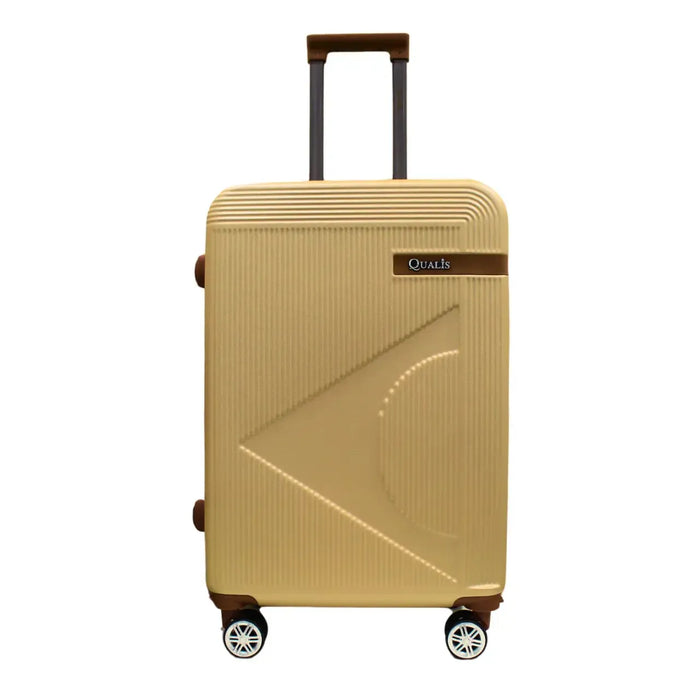 Mala de Viagem 23kg ABS Qualis Rodas 360° Champanhe