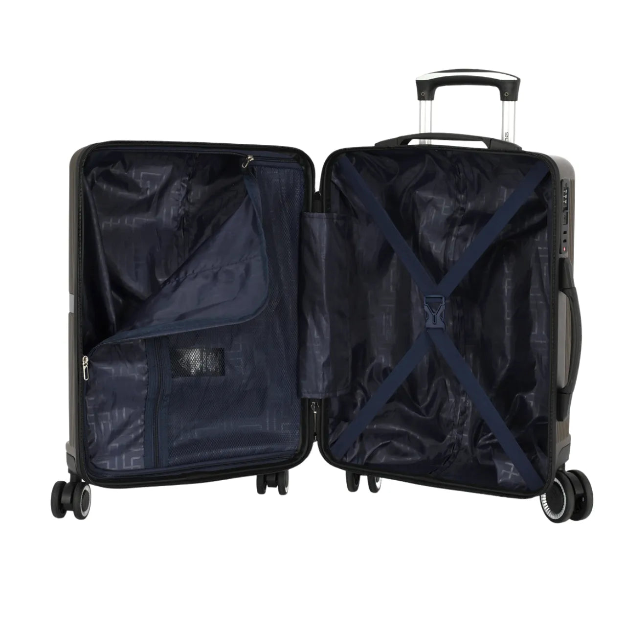 Mala de Viagem 23kg Média Polo King Oliva com Rodas 360°