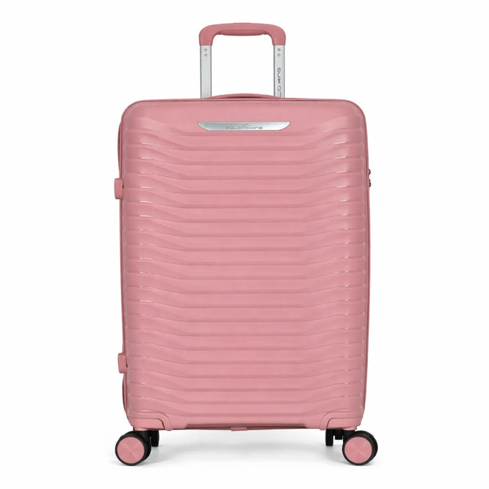Mala de Viagem 23kg Média Polo King Polipropileno Rose Rodas 360°
