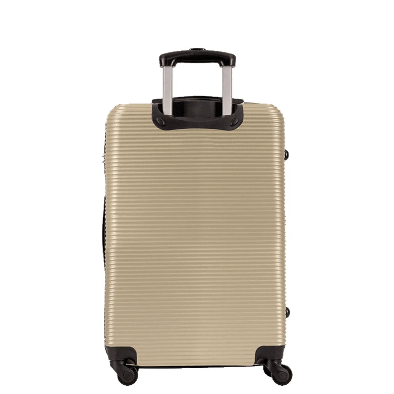 Mala de Viagem 23kg Média Sestini All Star Dourado ABS com Cadeado TSA Rodas 360°