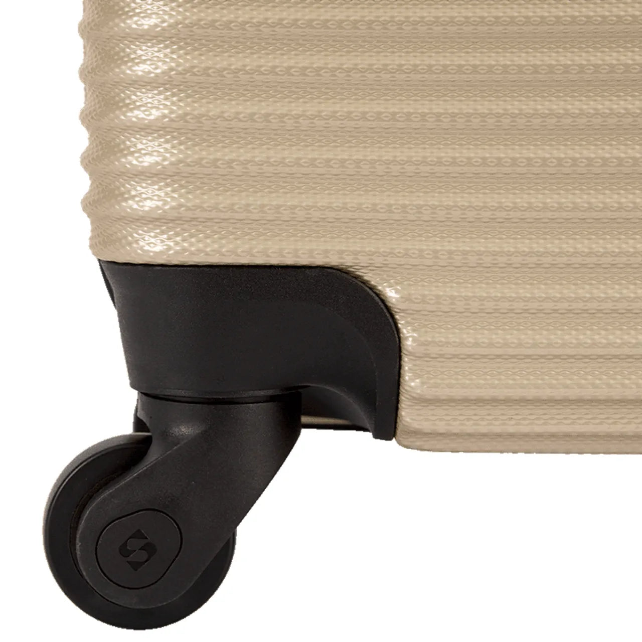 Mala de Viagem 23kg Média Sestini All Star Dourado ABS com Cadeado TSA Rodas 360°