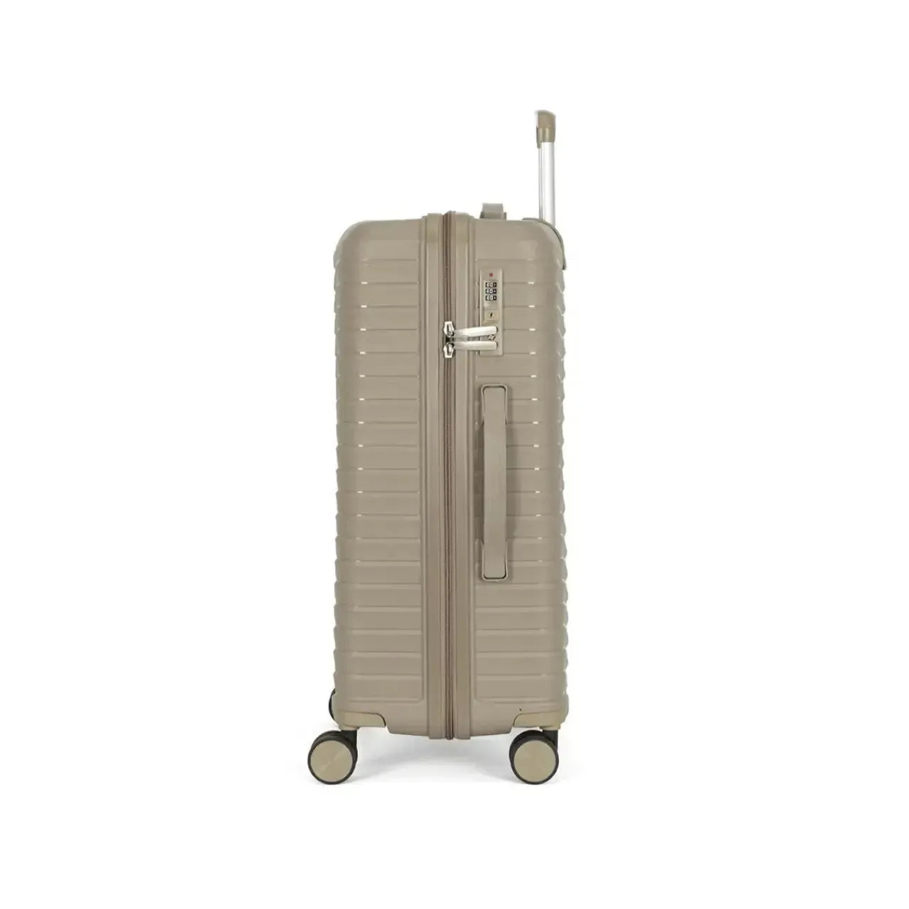 Mala de Viagem 23kg Polo King Polipropileno Champanhe Rodas 360°