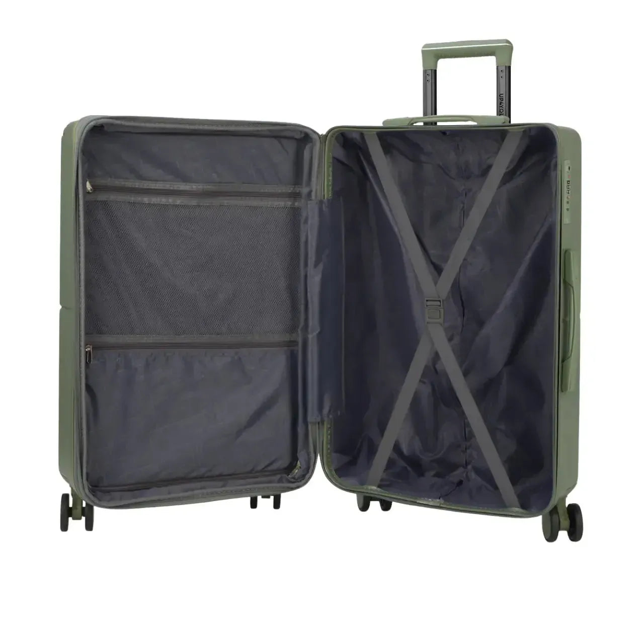 Mala de Viagem Bordo 10kg Up4You Verde Rodas 360°