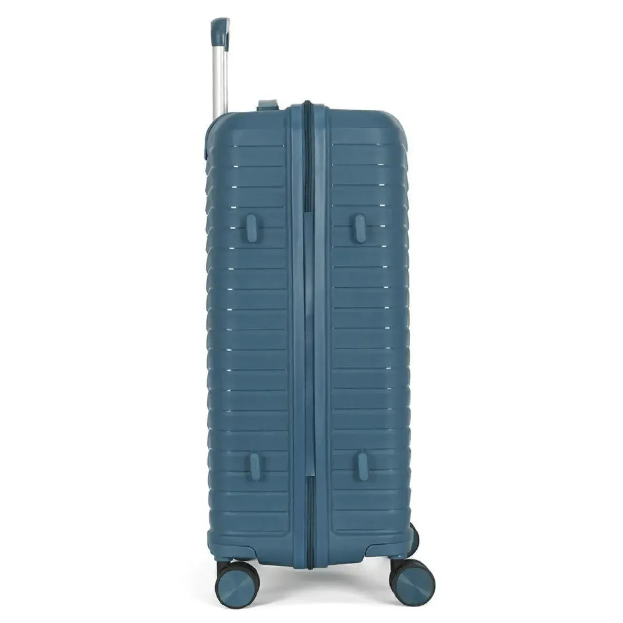 Mala de Viagem Grande 32kg Polo King Polipropileno Azul Rodas 360°