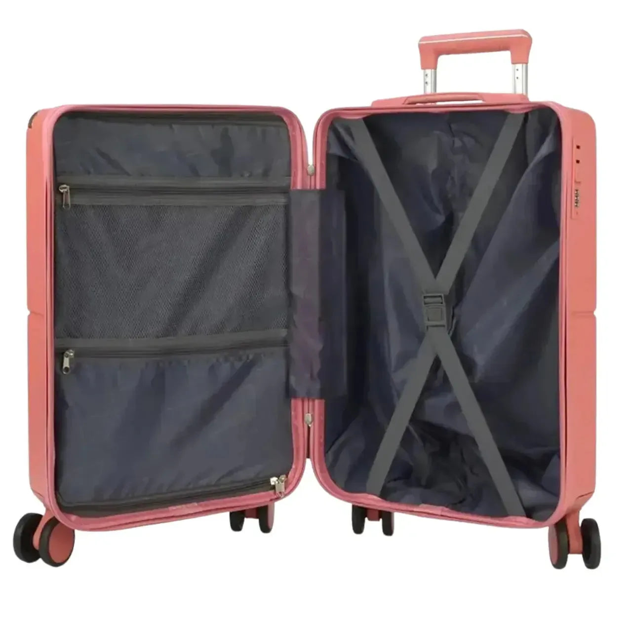 Mala de Viagem Grande 32kg Rosa Up4You Rodas 360°