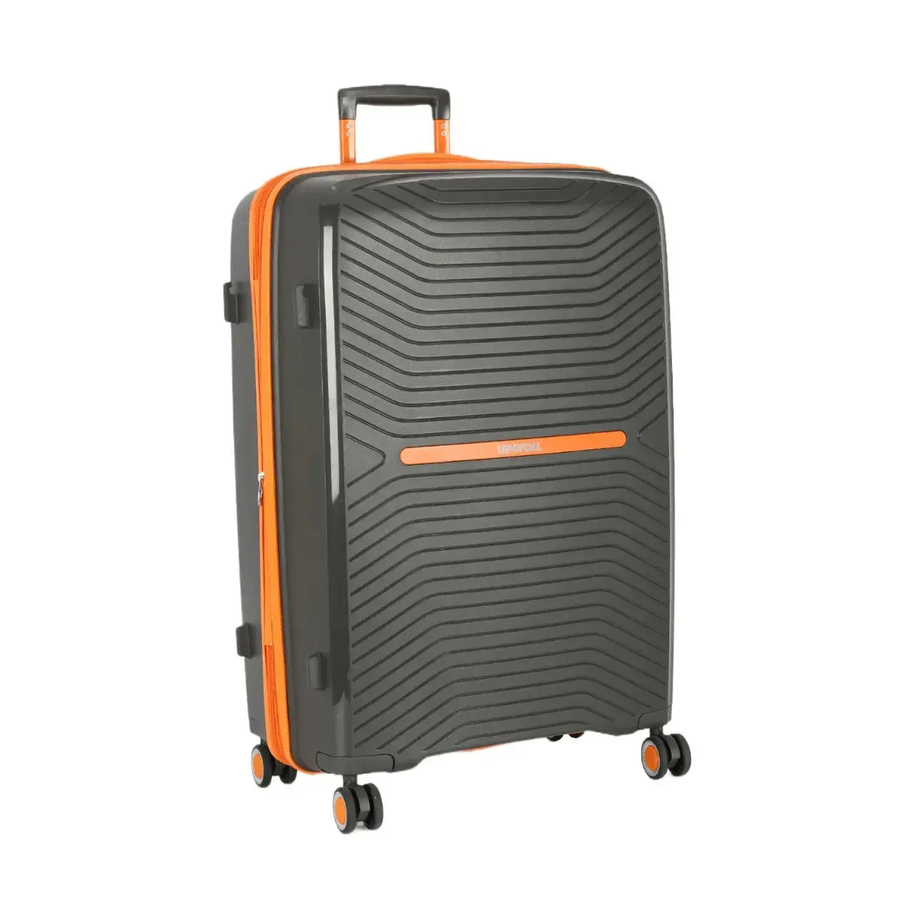 Mala de Viagem Grande 32kg Up4You Polipropileno Grafite Rodas 360°
