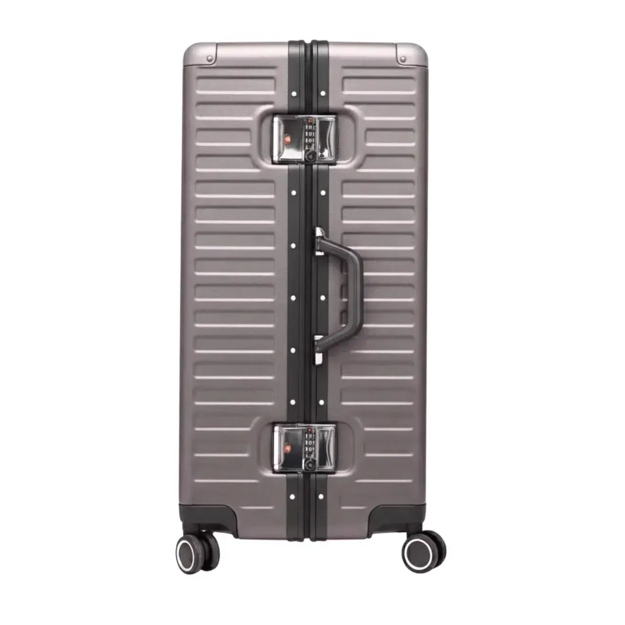Mala de Viagem Grande Qualis 32kg Prata Policarbonato Antifurto TSA