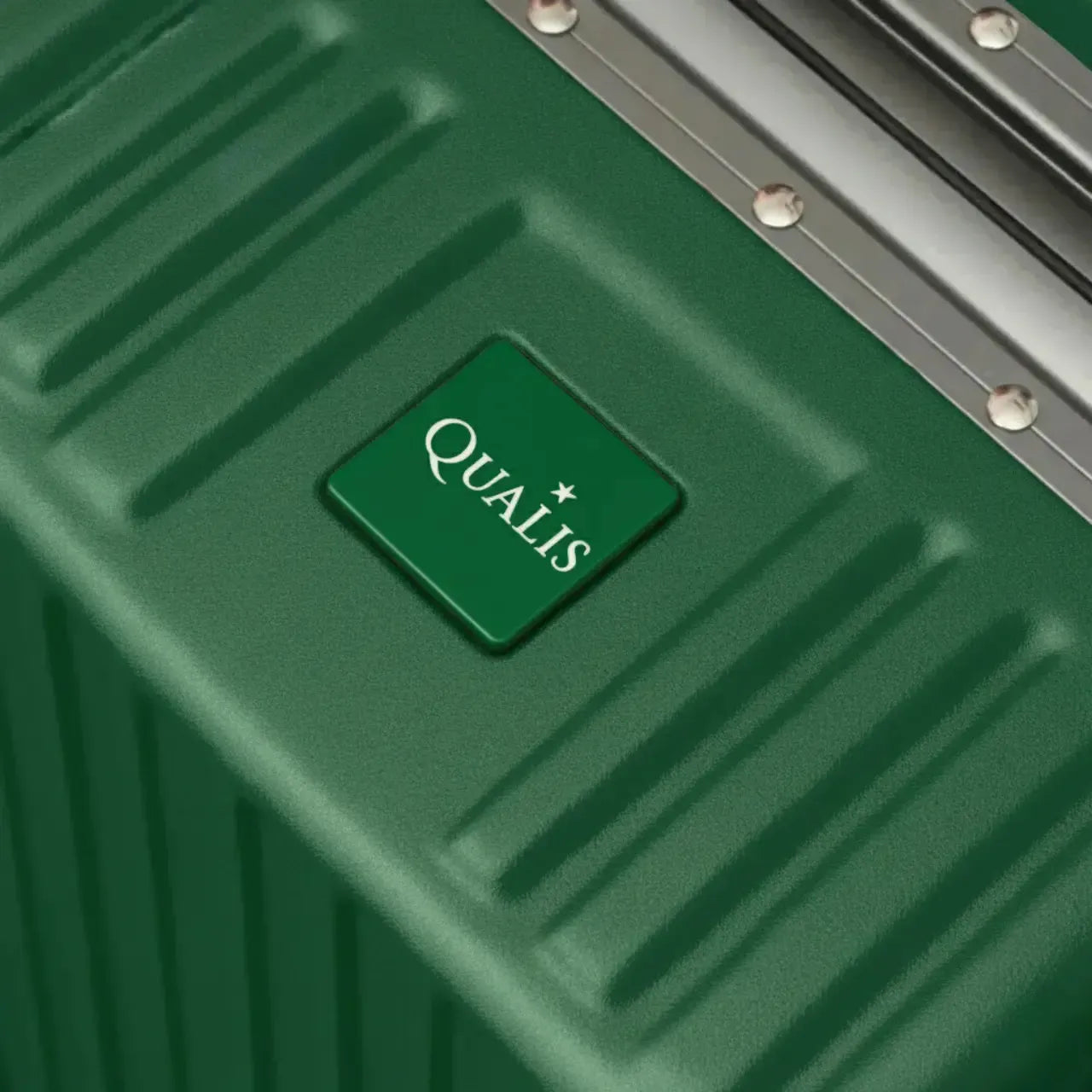 Mala de Viagem Grande Qualis 32kg Verde Escuro Policarbonato Antifurto TSA