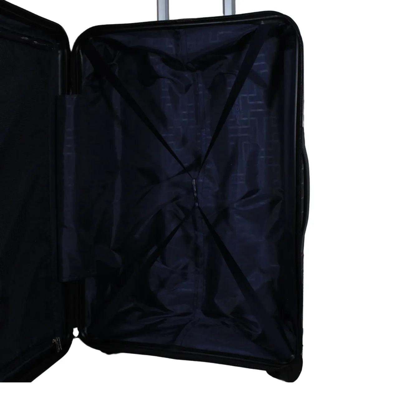 Mala de Viagem Média 23kg Polo King Polipropileno Preta Rodas 360°
