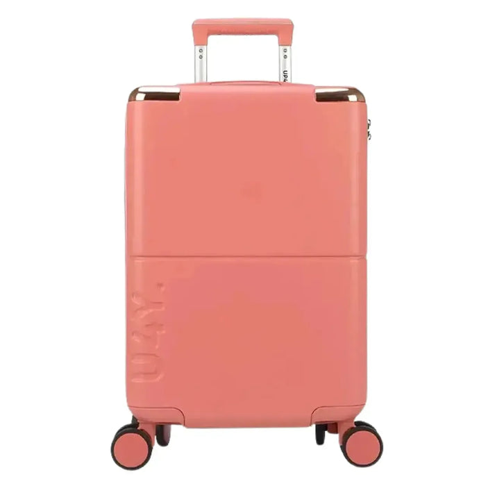 Mala de Viagem Média 23kg Rosa Up4You Rodas 360°