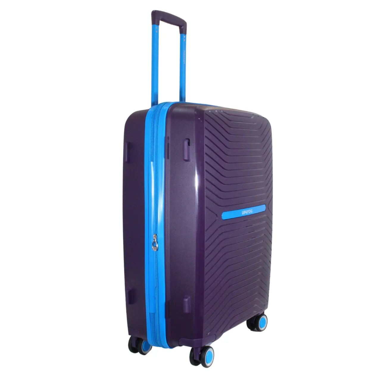 Mala de Viagem Média 23kg Up4You Polipropileno Violeta Rodas 360°