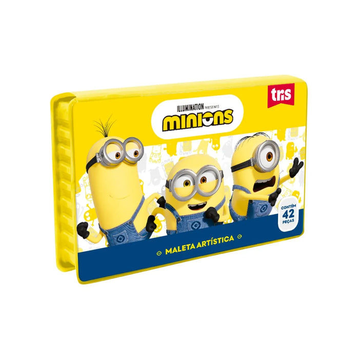 Maleta de Pintura Infantil Minions 42 Peças Tris