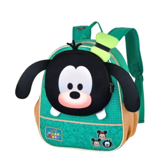 Mochila Baby Infantil Costas Disney Tsum Tsum Cachorro com Bolso Frontal