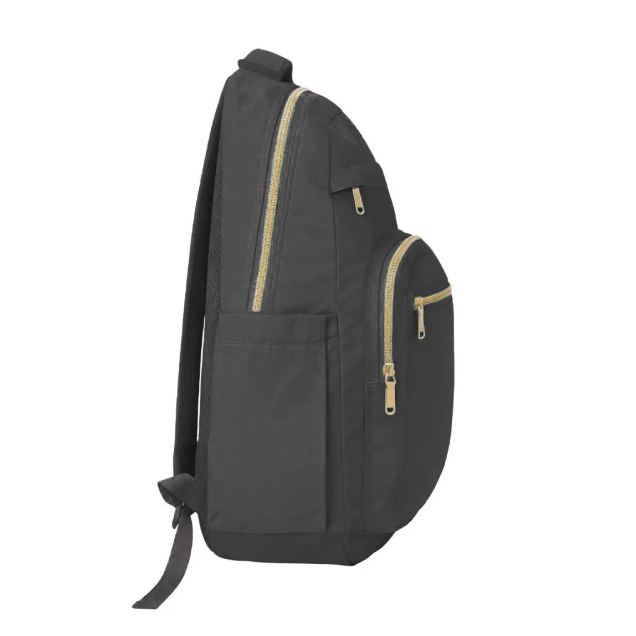 Mochila De Costas Preta Jakarta com Bolsos Frontais