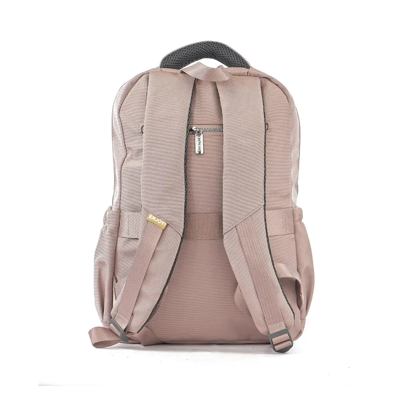 Mochila Feminina Escolar Pink Porta Notebook Alças Acolchoadas Reforçada 4 Zíperes