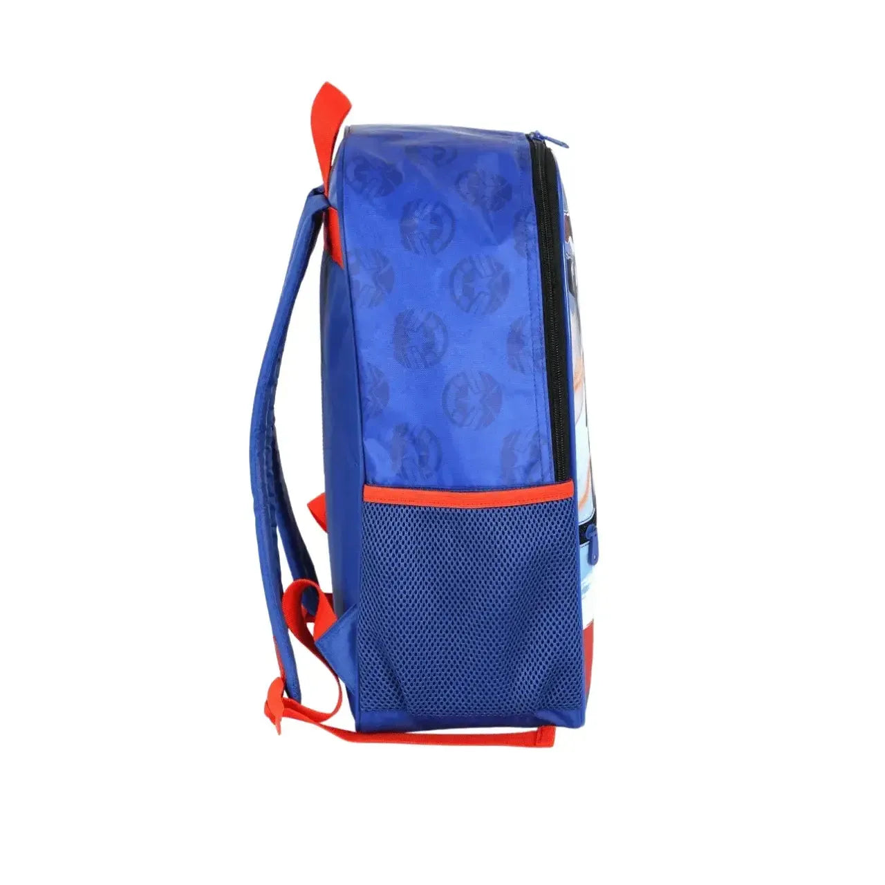 Mochila de Costas Avengers Azul e Vermlho Marvel com Bolso Frontal