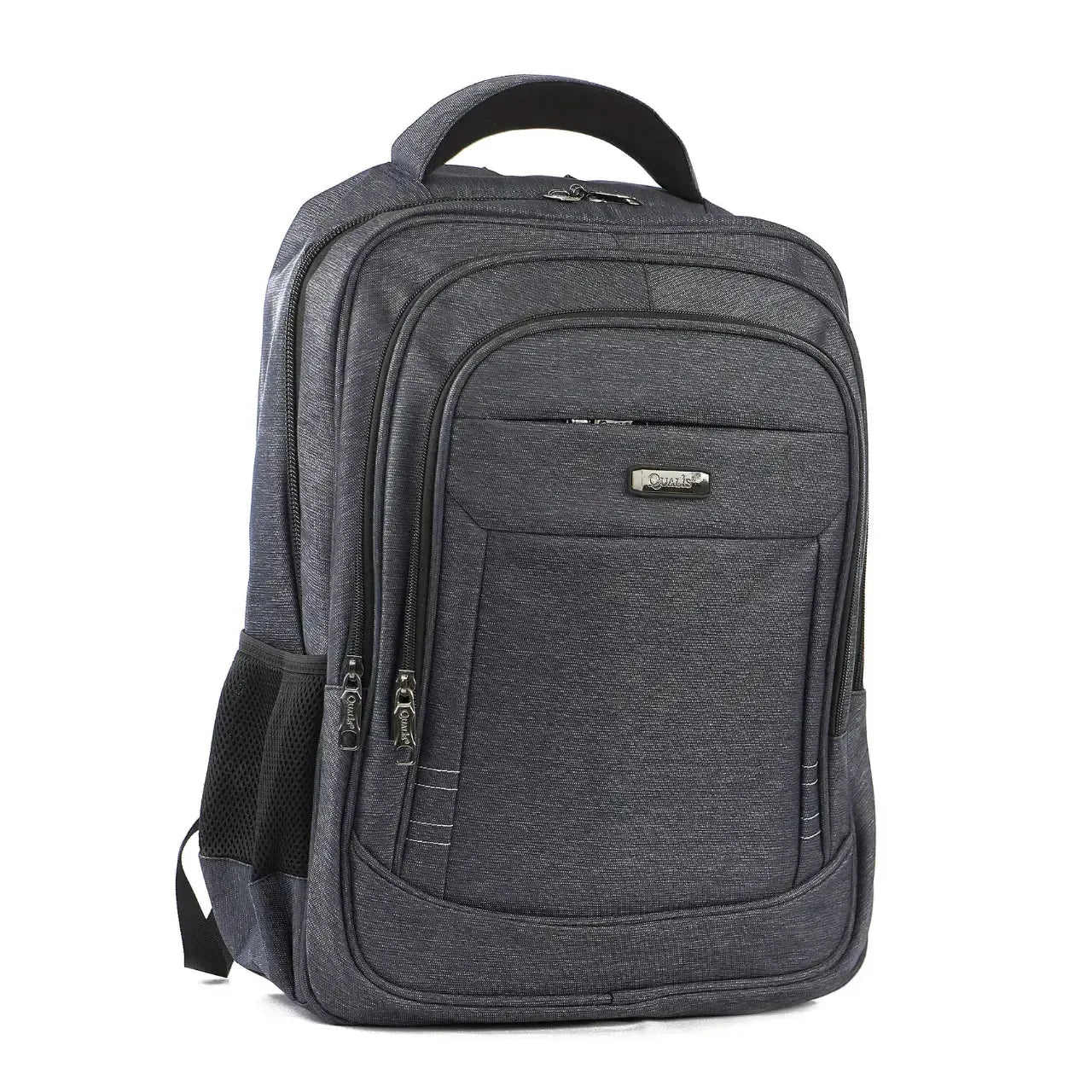 Mochila de Costas Azul Acolchoada Reforçada Bolso Antifurto
