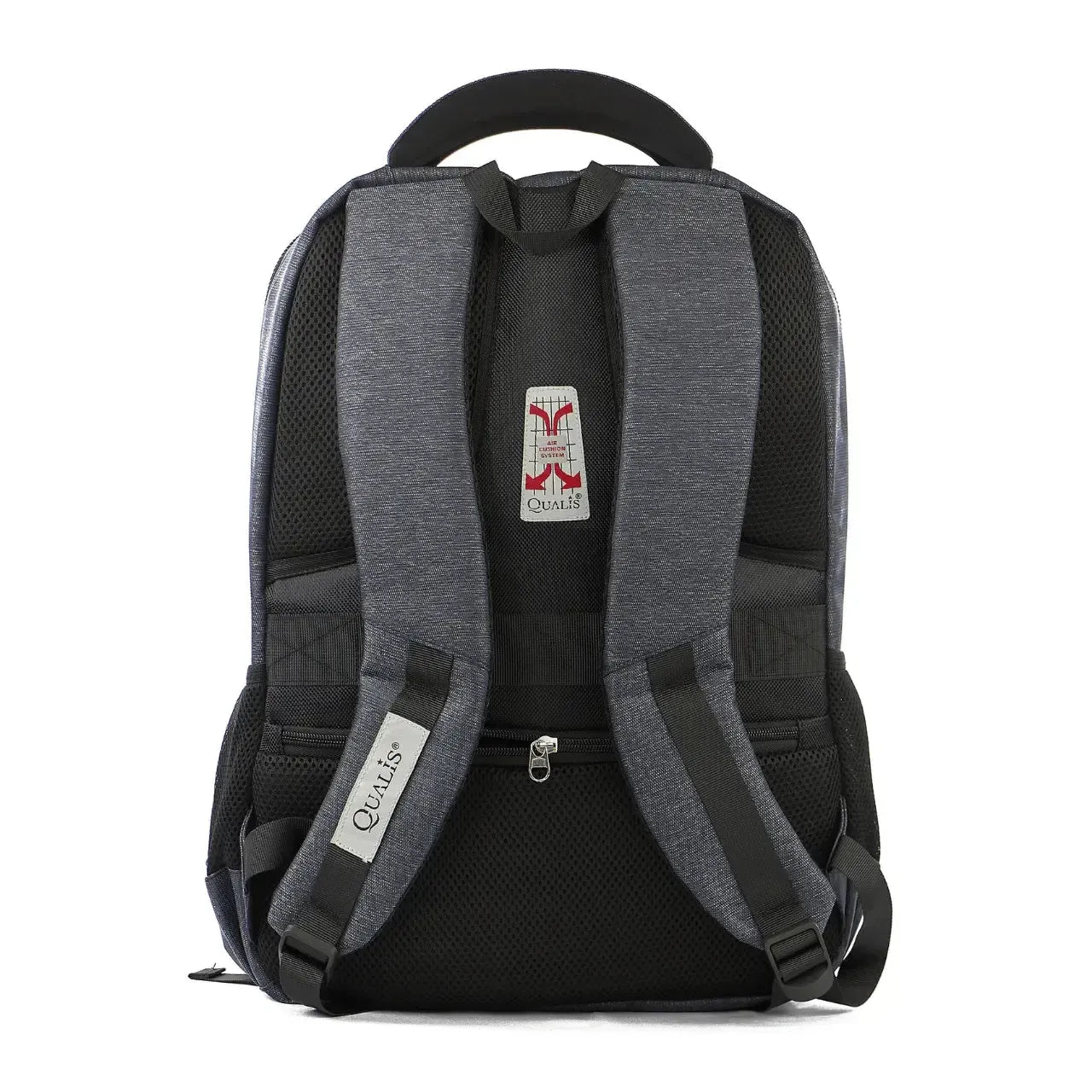 Mochila de Costas Azul Acolchoada Reforçada Bolso Antifurto