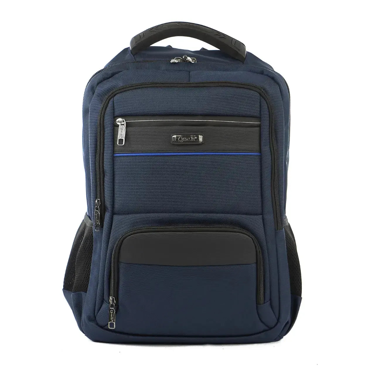 Mochila de Costas Azul Bolso para Notebook Alças Acolchoadas