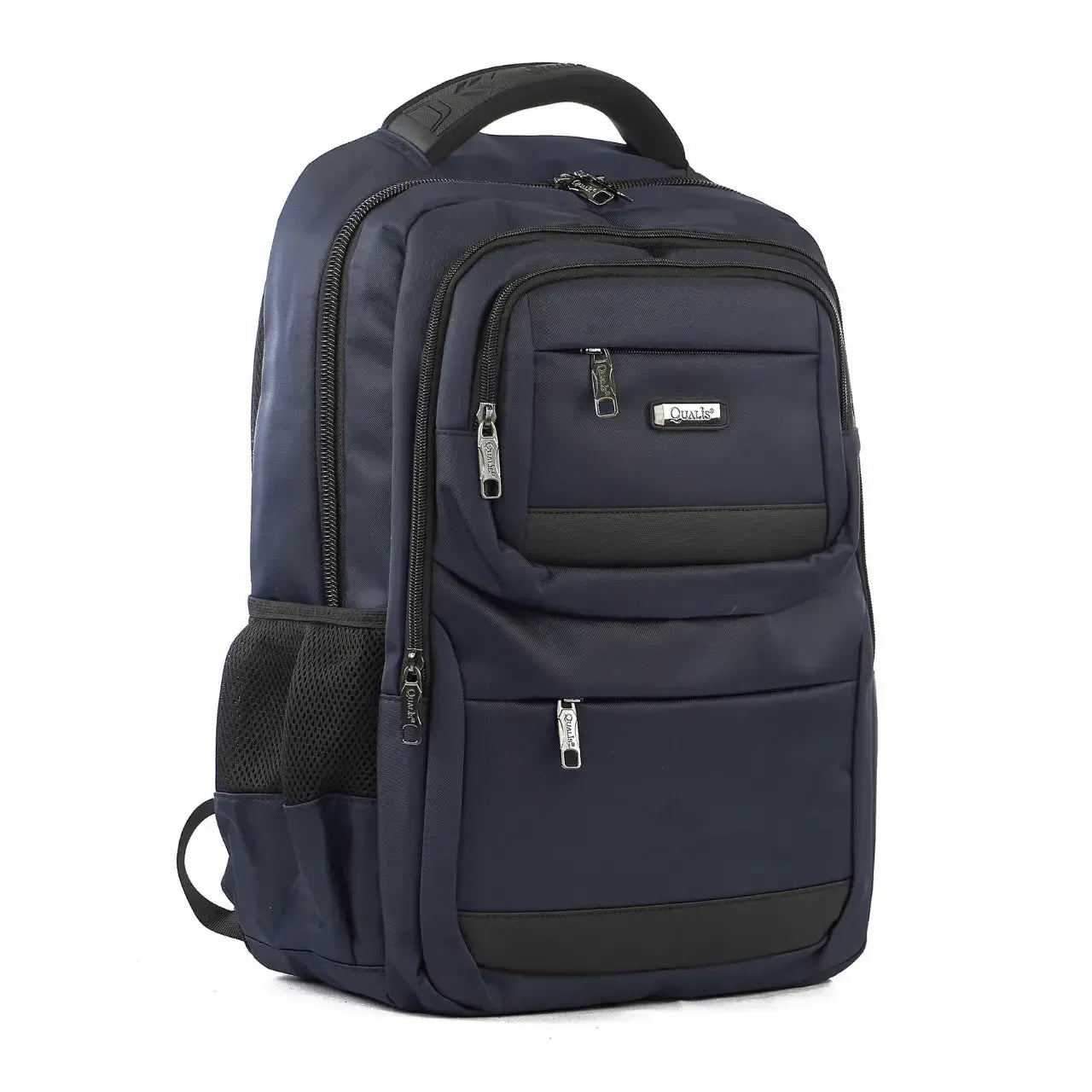 Mochila de Costas Azul Escuro Reforçada Alças Acolchoadas Bolso Antifurto
