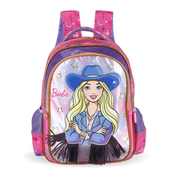 Mochila de Costas Barbie Country Rosa Alça Reforçada