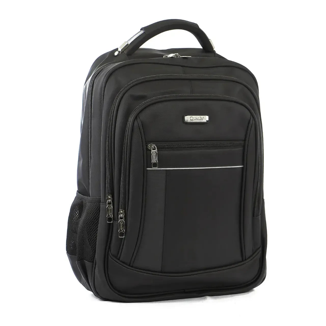 Mochila de Costas Preta Acolchoada Porta Notebook Reforçada