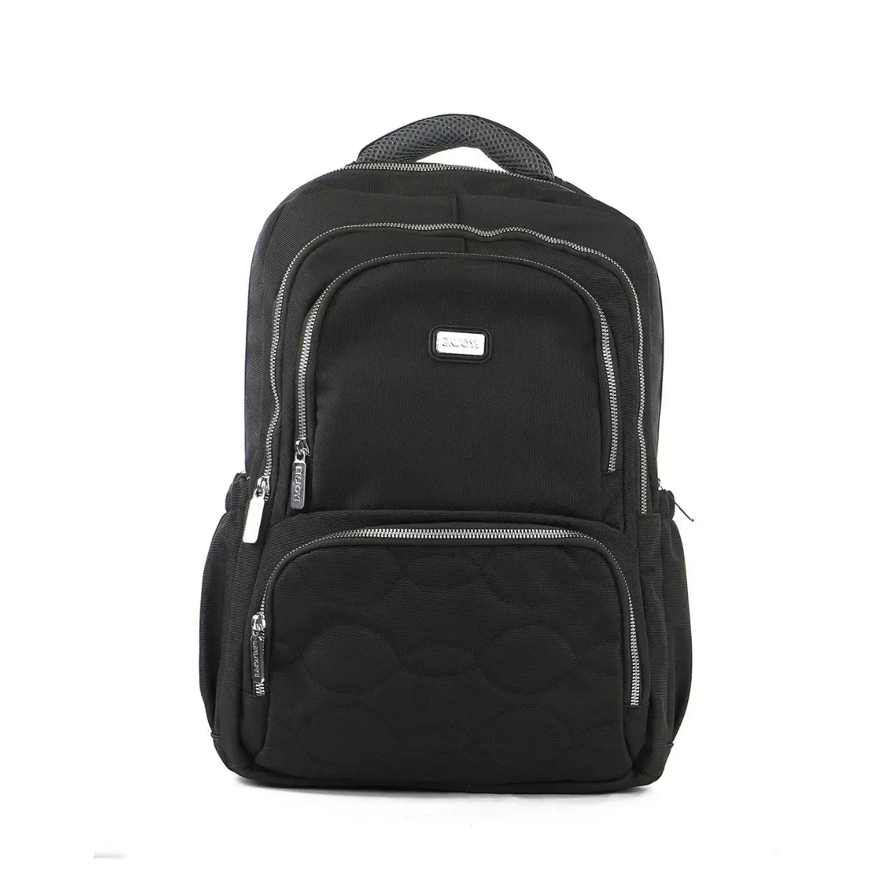 Mochila de Costas Preta Bolso para Notebook Acolchoada Bolso Antifurto